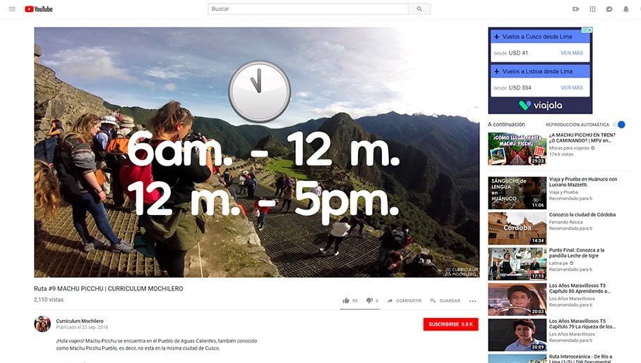 turismo en peru