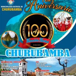 Huánuco: Programa del 100 aniversario del distrito de Churubamba