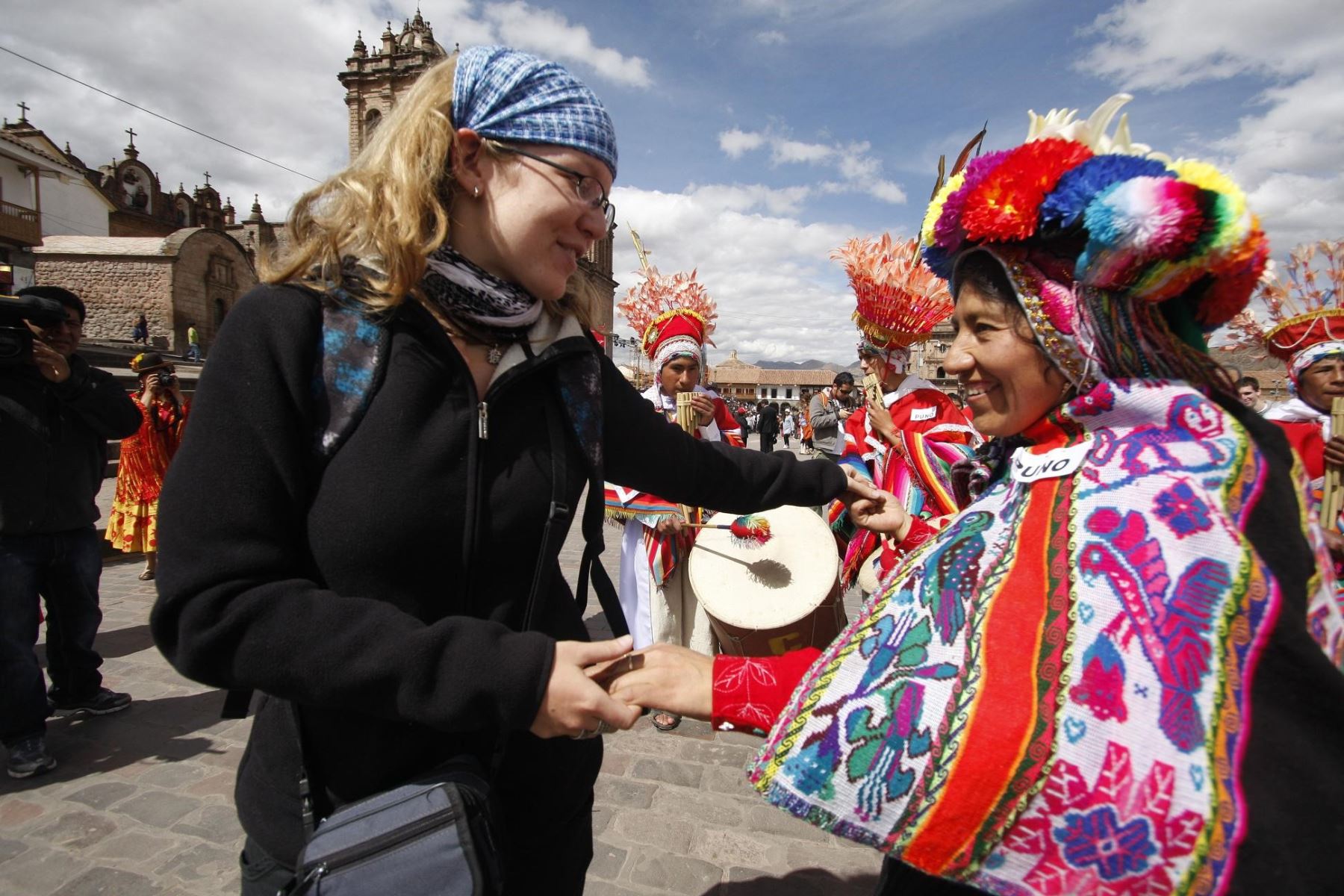 Turistas en Perú